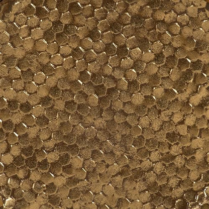 Sagebrook Home - Espejo de pared de metal metálico, moderno acento geométrico decorativo, decoración de pared colgante para sala de estar, recámara o entrada, dorado 39 x 24 pulgadas