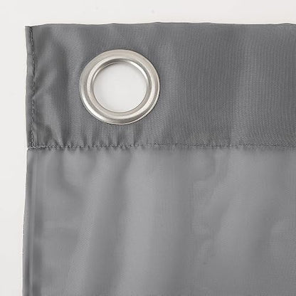 No. 918 - Panel de cortina Emily Sheer Voile con ojales, 59 x 95 pulgadas, gris antracita