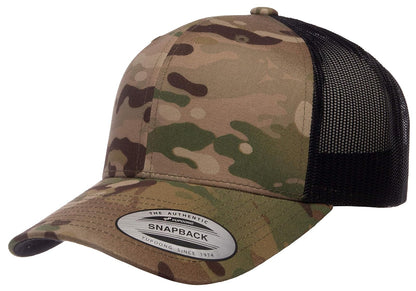 Yupoong Gorra de Camionero - Talla Única - Multicámara