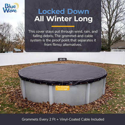 Dirt Defender 8-Year 30-Feet Round Above-Ground Winter Pool Cover