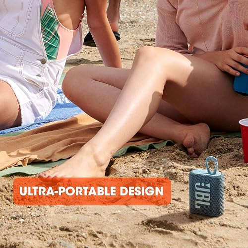 JBL Go 3, Bocina Portátil Bluetooth, 4.2 W de Potencia, Reproducción 5 Horas, Resistente al Agua y al Polvo IP67 - Verde