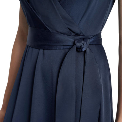 DKNY - Vestido de Manga Corta con Botones para Mujer