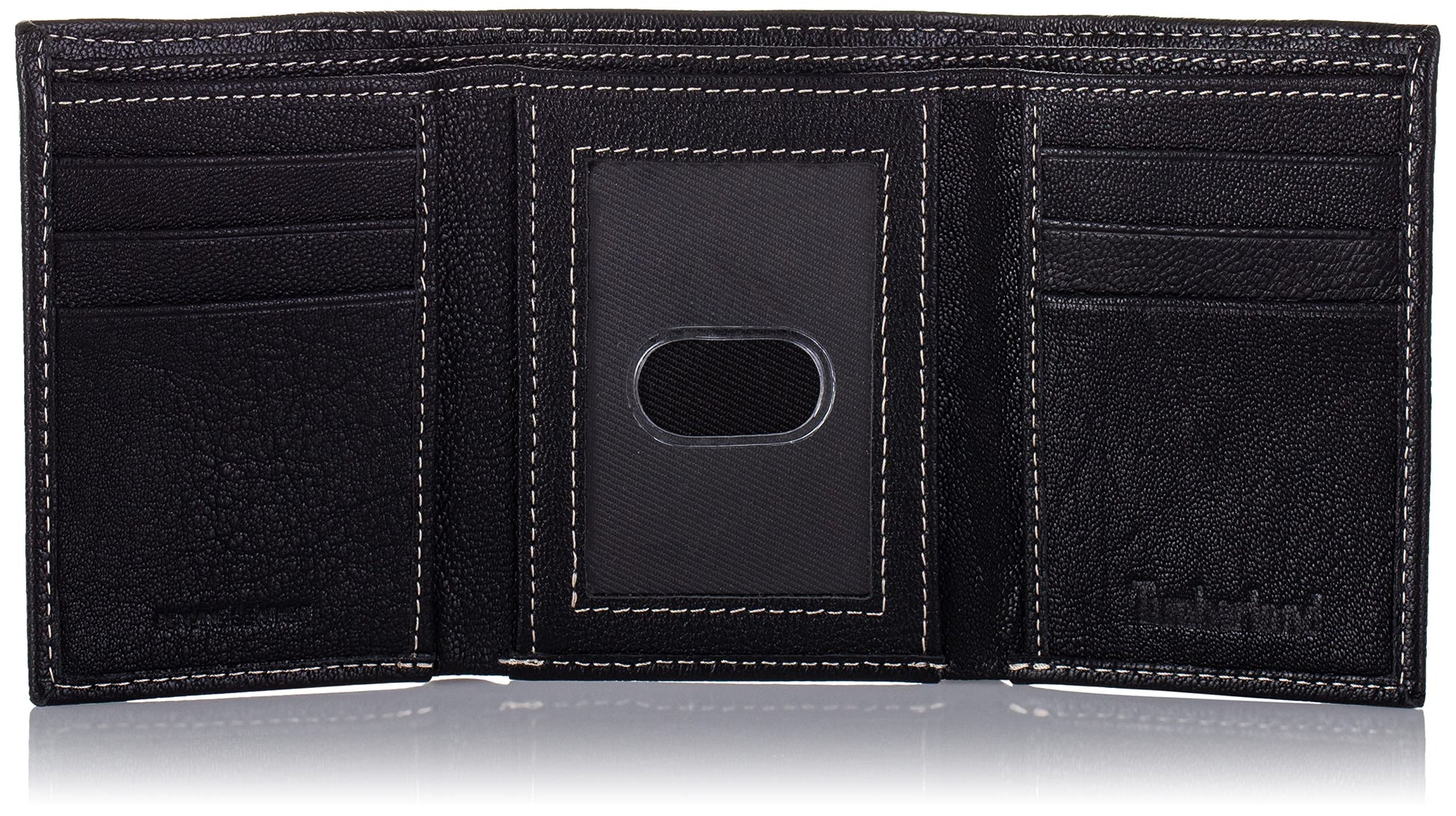 Timberland - portafolios de seguridad triple para hombre (piel), Negro, Talla única