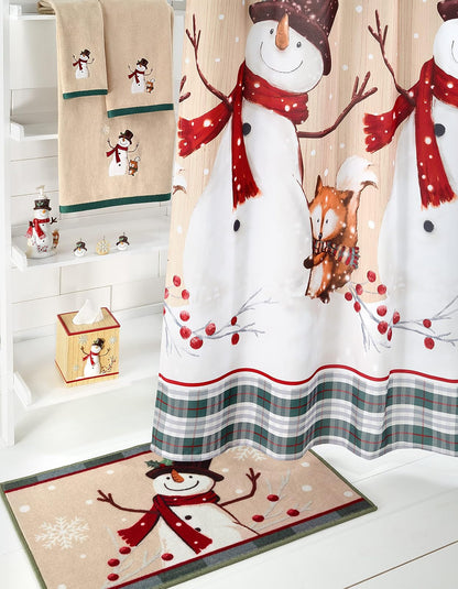 Avanti Linens - Dispensador de jabón/Bomba de loción, Accesorios de baño duraderos, Esenciales para el baño de Invitados, decoración del hogar de día Festivo (colección Friends Gather)