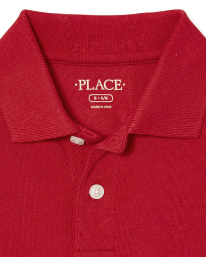 The Children's Place Polo de Manga Larga, Paquete de Dos Camisa para Niños