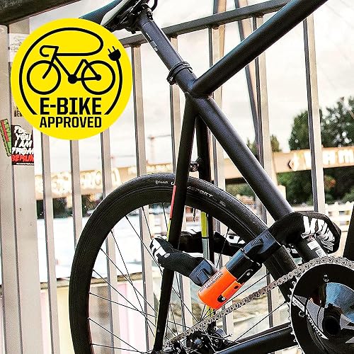 Kryptonite Evolution 4 - Candado de Cadena Integrado para Bicicleta