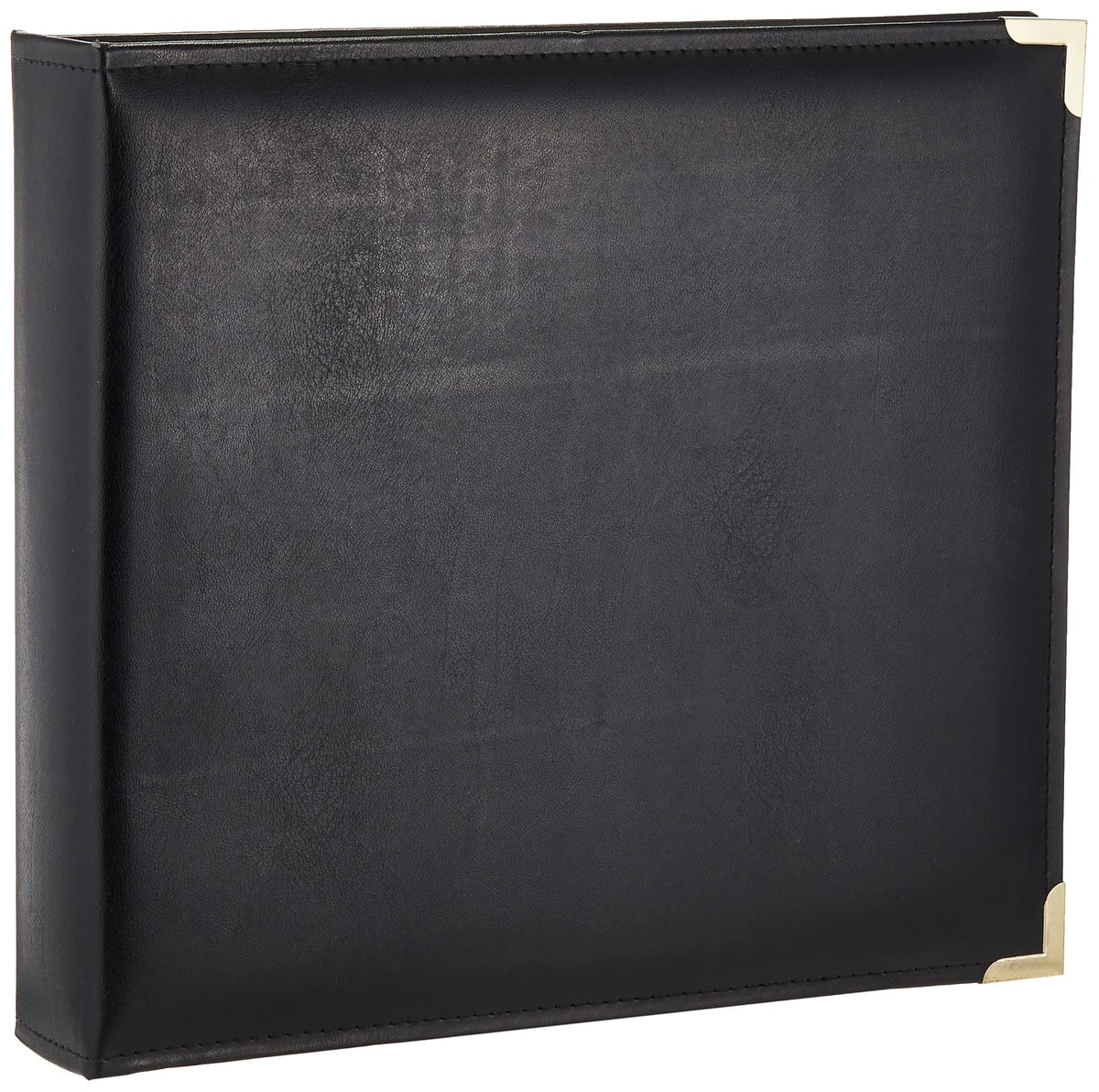 Pioneer 12 Inch by 12 Inch 3-Ring Sewn Oxford Cover Memory Book Binder, Black
