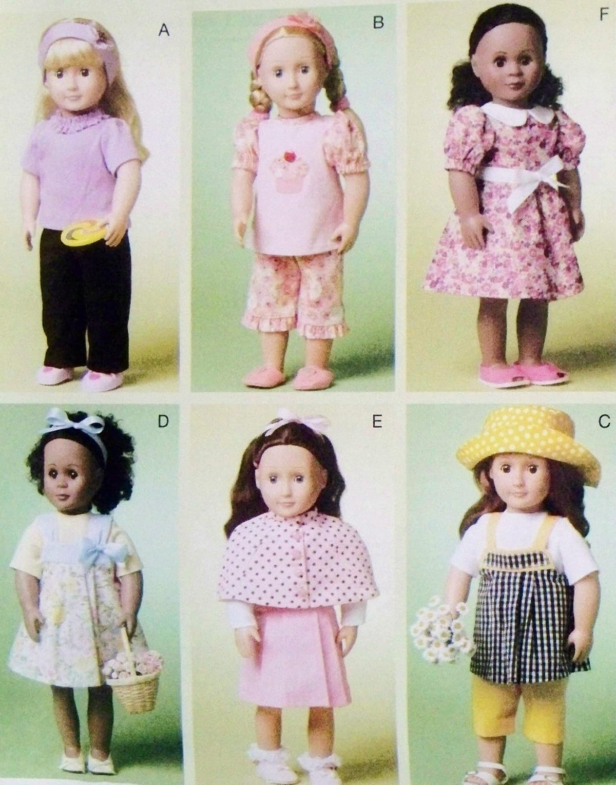 McCall Patterns M6526 18-Inch/46cm Doll Clothes, One Size