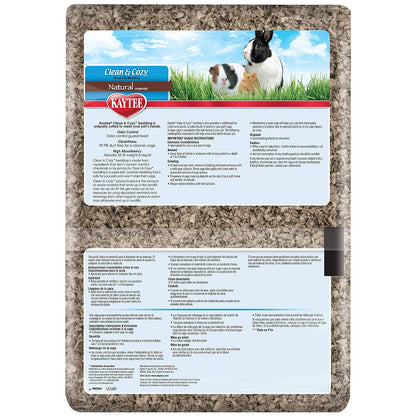 Kaytee Ropa de Cama Natural Limpia y acogedora para cobayas, Conejos, hámsteres, jerbos y Chinchillas SIOC, 2/50 litros