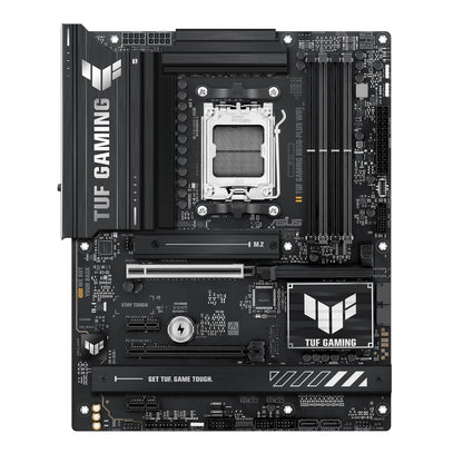 ASUS TUF Gaming B850-PLUS WiFi Tarjeta Madre AMD WiFi 7 para PC Gamer FPS | ATX, AMD AM5, PCIe 5.0 x16, VRM 14+2+1 (80A), 3 ranuras M.2 (1 PCIe 5.0), WiFi 7, LAN 2.5Gb, USB-C 20Gbps, DDR5 8000+ (OC)