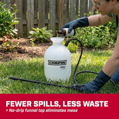Chapin 20004 Made in USA 1 -Gallon Lawn and Garden Pump Pressured Sprayer, for Spraying Plants, Garden Watering, Weeds and Pests