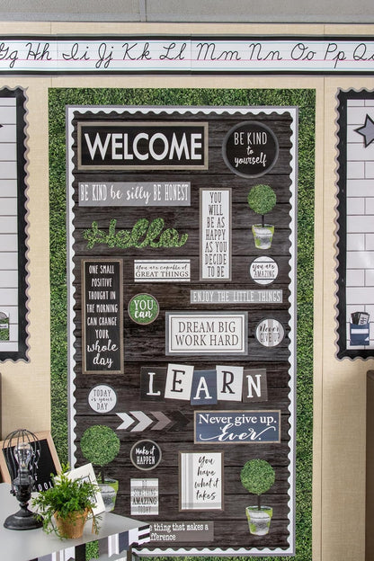 Teacher Created Resources - Juego de tablones de anuncios para decoración de pared (TCR8505)