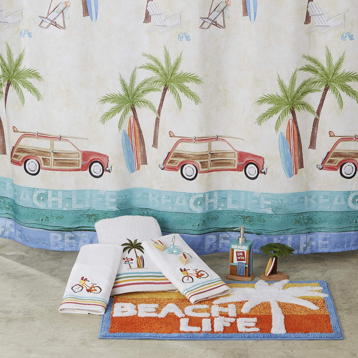 SKL Home Paradise Beach, Dispensador de loción/jabón, Multicolor, 1