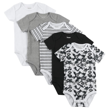 Hanes - 18-24 Meses - Blanco - Gris - Negro