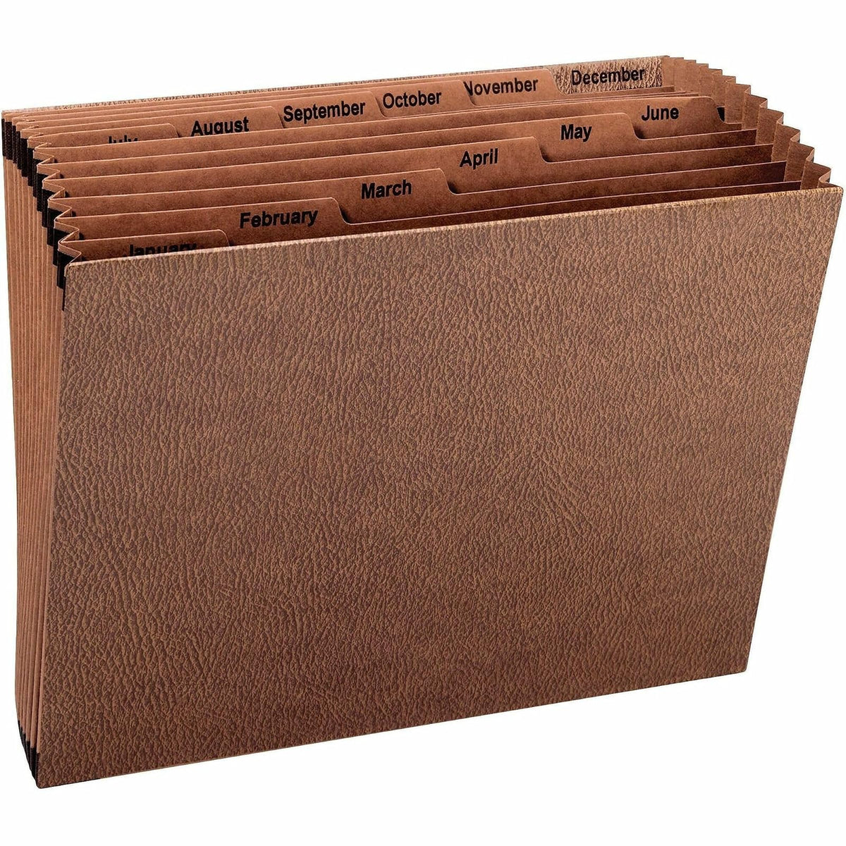 Smead Tuff Clasificadora, Índice Ene-Dic, LEATHER-LIKE, Carta - Carta - Índice Ene-Dic