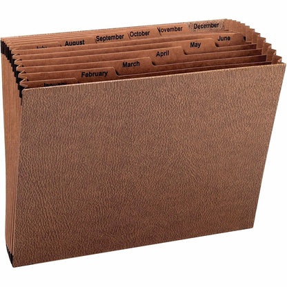 Smead Tuff Clasificadora, Índice Ene-Dic, LEATHER-LIKE, Carta - Carta - Índice Ene-Dic