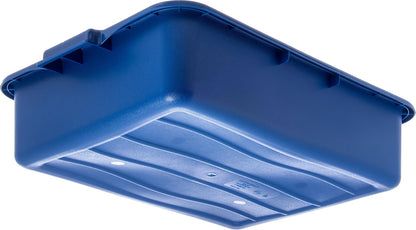 CFS N4401014 Comfort Curve™ Caja ergonómica para lavabo, 5 pulgadas de profundidad, azul