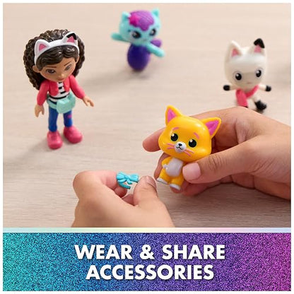 Gabby's Dollhouse: The Movie, Set de los gatoaventureros, Set de 11 Piezas con Figuras de Juguete y Accesorios, Juguetes para niños y niñas de 3 años