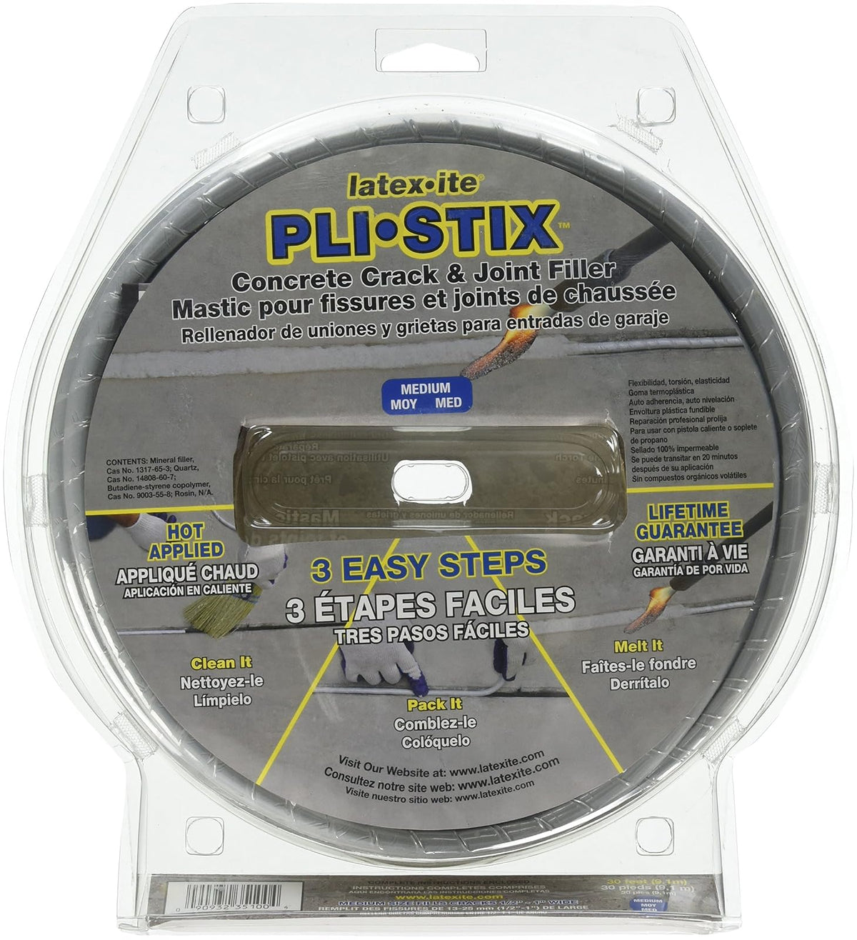 DALTON ENTERPRISES 35100 Pli-Stix Driveway Crack & Joint Filler, Gray