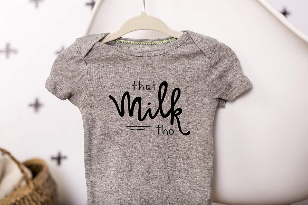 Cricut Everyday Iron On – 12 x 12 pulgadas, 6 hojas – Incluye blanco y negro – Vinilo HTV para camisetas – Uso con Cricut Explore Air 2/Maker – Paquete básico