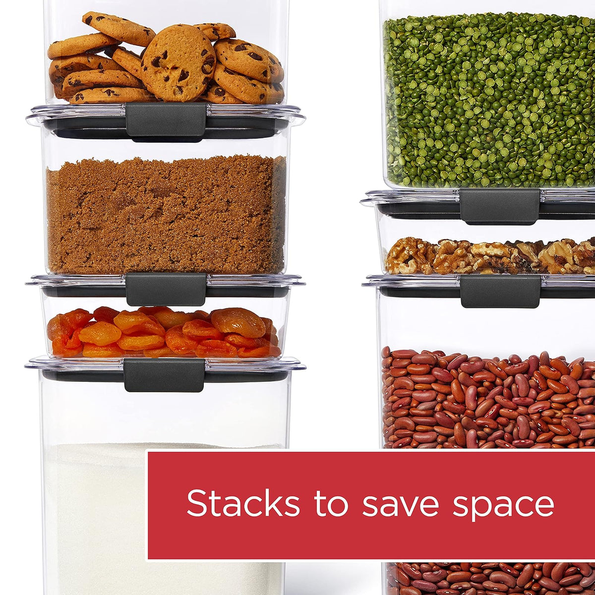 Rubbermaid Contenedor hermético para almacenamiento de alimentos, Harina (16 tazas), Flour (16 Cup), Open Stock, 1, 1