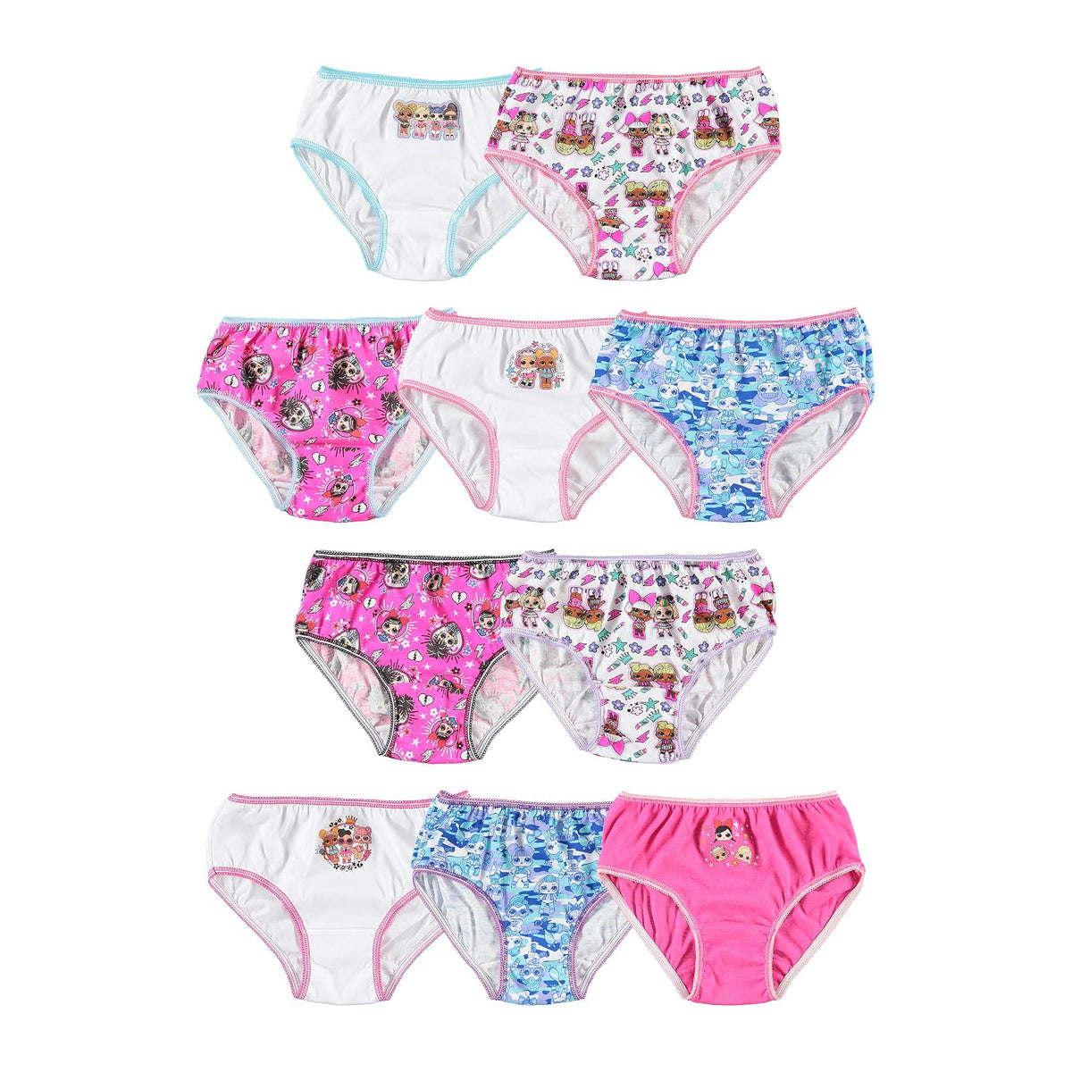 L.O.L. Surprise! Paquete de 7 pantaletas LOL Surprise Ropa interiorNiñas