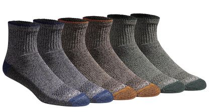 Dickies Calcetines Dri-Tech Control de Humedad para Hombre - G - Colores jaspeados (6 pares)