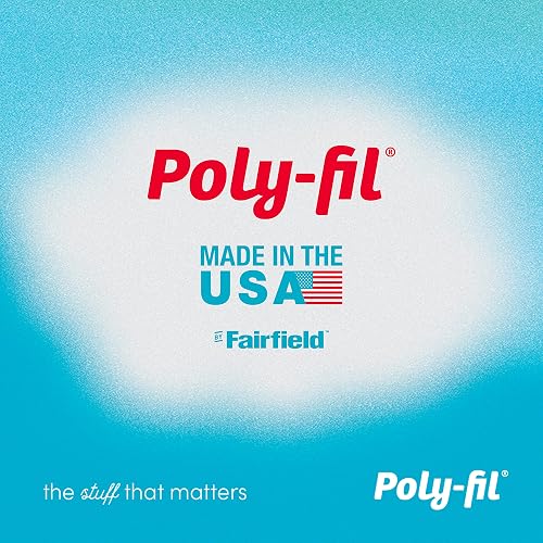 Fairfield The Original Poly-Fil Relleno De Fibra De Poliéster | 32 oz, alta calidad, para almohadas, animales de peluche, decoraciones