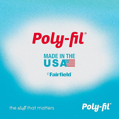 Fairfield The Original Poly-Fil Relleno De Fibra De Poliéster | 32 oz, alta calidad, para almohadas, animales de peluche, decoraciones