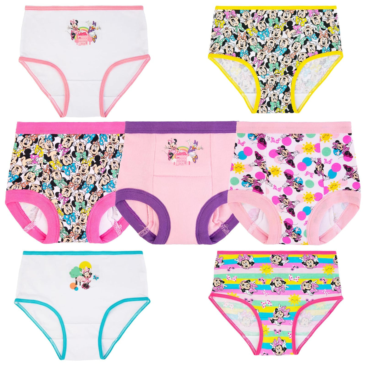 Disney Minnie Mouse - Pantalones de Entrenamiento para IR al baño Ropa Interior para Niñas