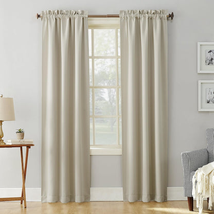 Sun Zero Andorra Panel de Cortina Transparente Flores Aplastadas Rojo - Perla - 101.6An x 213.4Al cm (1 Paneles)