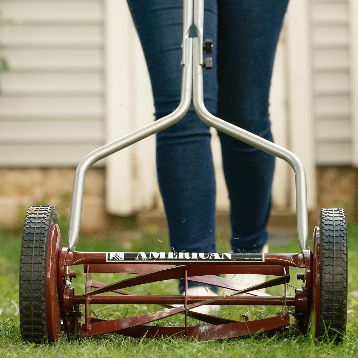 American Lawn Mower 1204-14 - Cortador de césped de 14 Pulgadas, 14-Inch, 5-Blade