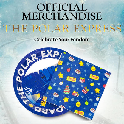 Silver Buffalo The Polar Express All Aboard - Paquete de 32 platos de papel desechables y servilletas para fiestas