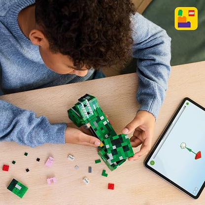 Lego Minecraft El Creeper Creativo Juguete de Construcción y Decoración, Divertido Regalo Inspirado en el Videojuego, Figura de Acción Coleccionable para Niños y Niñas 21276