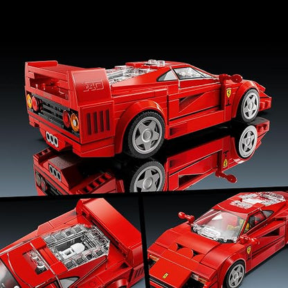 LEGO® Speed Champions Superauto Ferrari F40 Vehículo construible con minifigura de piloto, Modelo de Auto de Juguete Coleccionable, Ideal como Regalo para niños 76934