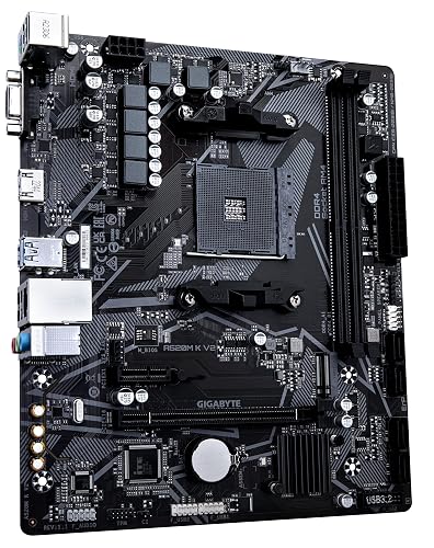 GIGABYTE Motherboard A520M K V2 - Socket AMD AM4 - AMD A520