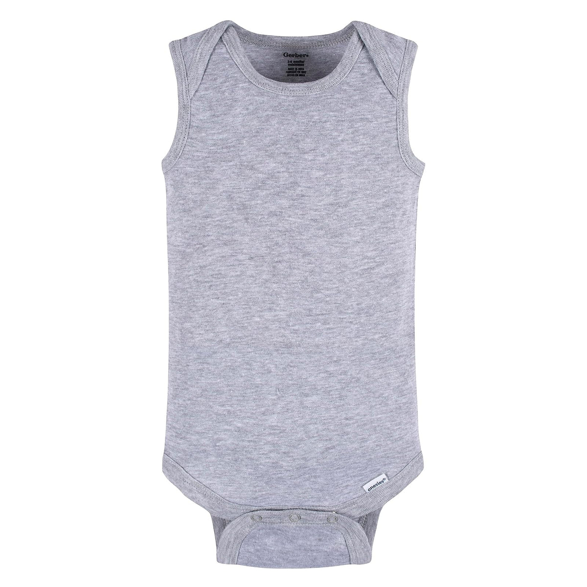 Gerber Body sin mangas de paquete múltiple playera sin mangas para bebés y niños pequeñosUnisex bebé
