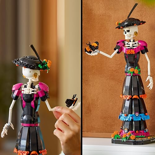 LEGO Ideas La Catrina – Set de Construcción de Figura de Calavera – Decoración para el Día de Muertos y para Todo el Año – Idea de Regalo Inspirada en la Cultura Mexicana – 21372