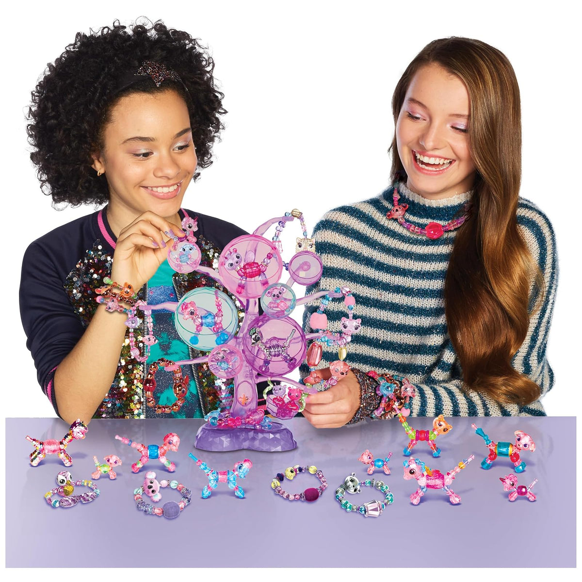 Twisty Petz Jewelry Display SIOC, Multicolor