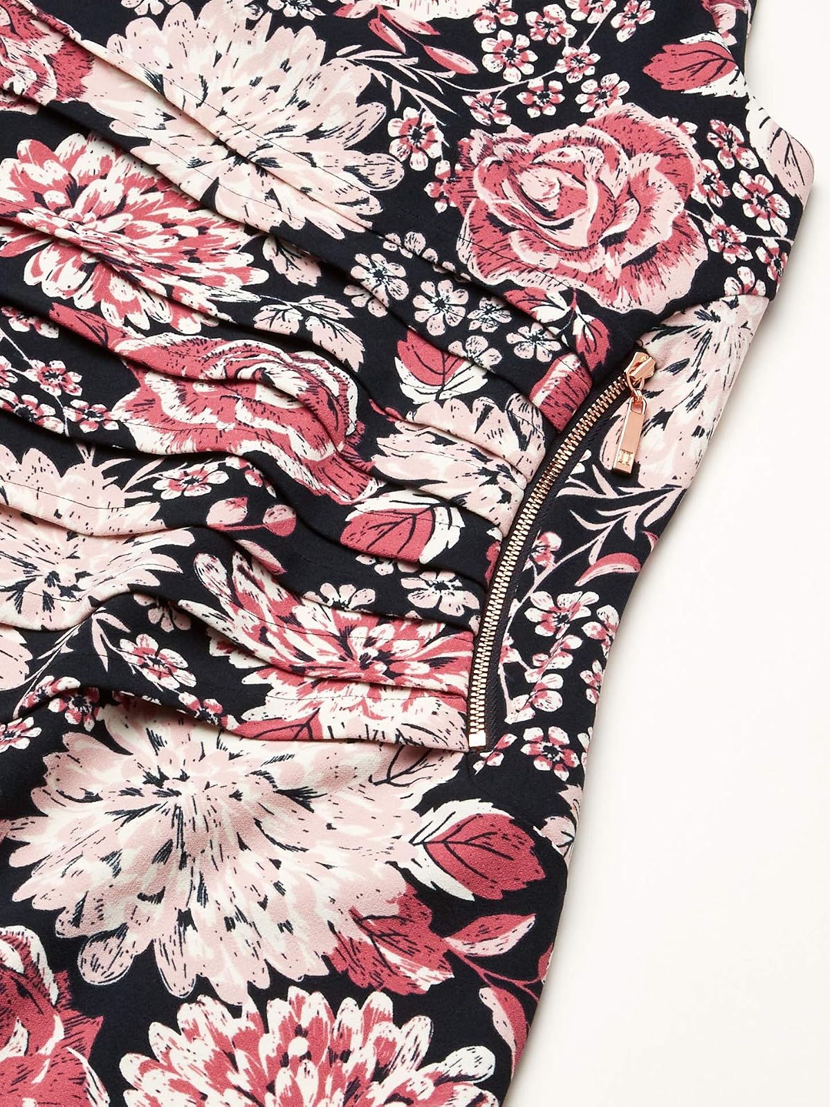 Ivanka Trump Sleeveless Printed Scuba Crepe Dress Vestido Mujer