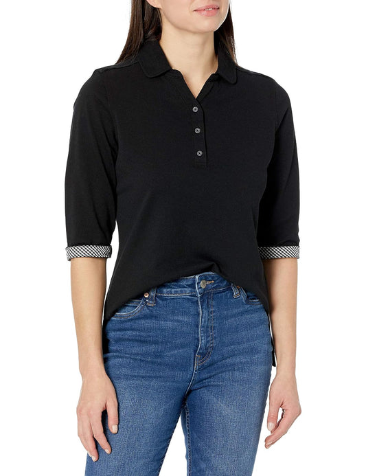 CHARLES RIVER APPAREL Naugatuck Camisa Camisa de Polo para Mujer