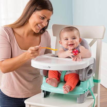 Summer Infant Deluxe Asiento Elevador para Bebé, Color Gris