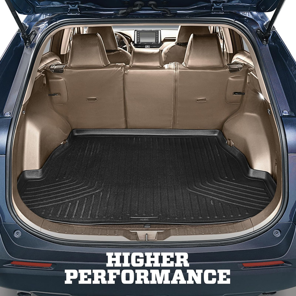 Husky Liners Weatherbeater - Forro de Carga | Se Adapta a Honda Odyssey 2011-2025 (a la Parte Posterior de la Segunda Fila sobre la Tercera Fila plegada) | 1 Pieza Negro - 44061