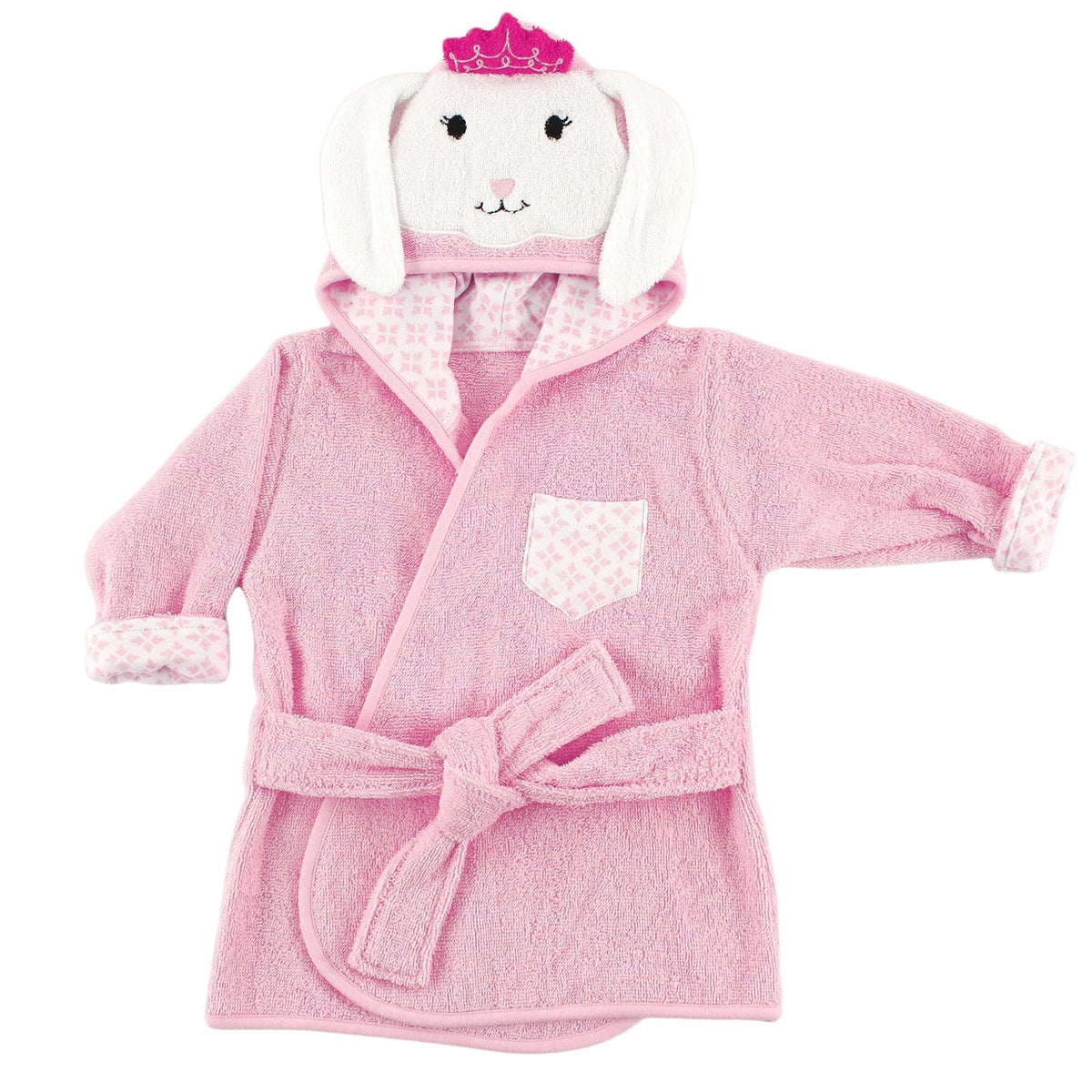Hudson Baby Bata de Baño con Capucha para Bebé Diseños de Animalitos - Talla única - Conejito de princesa