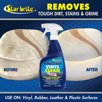Star brite Ultimate Vinyl Clean (96232) Interior/Exterior Multi-Surface Cleaner - 32 oz Sprayer