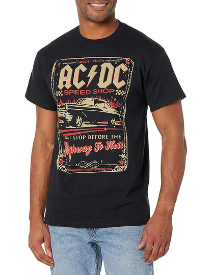 Liquid Blue - Playera para Hombre AC/DC Speed Shop