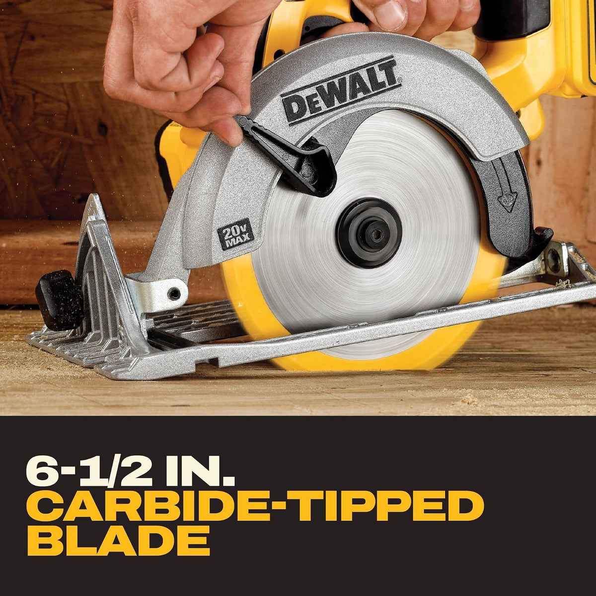 DEWALT Sierra Circular 6-1/2 Pulgadas 20V MAX* (Solo herramienta) DCS391B