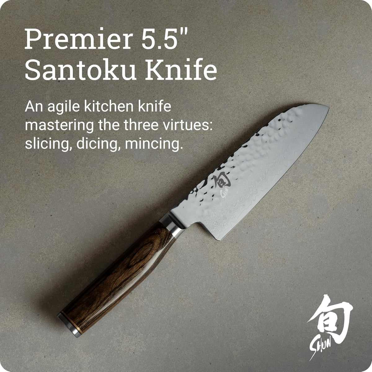 Shun Premier - Cuchillo Santoku de 5 1/2"