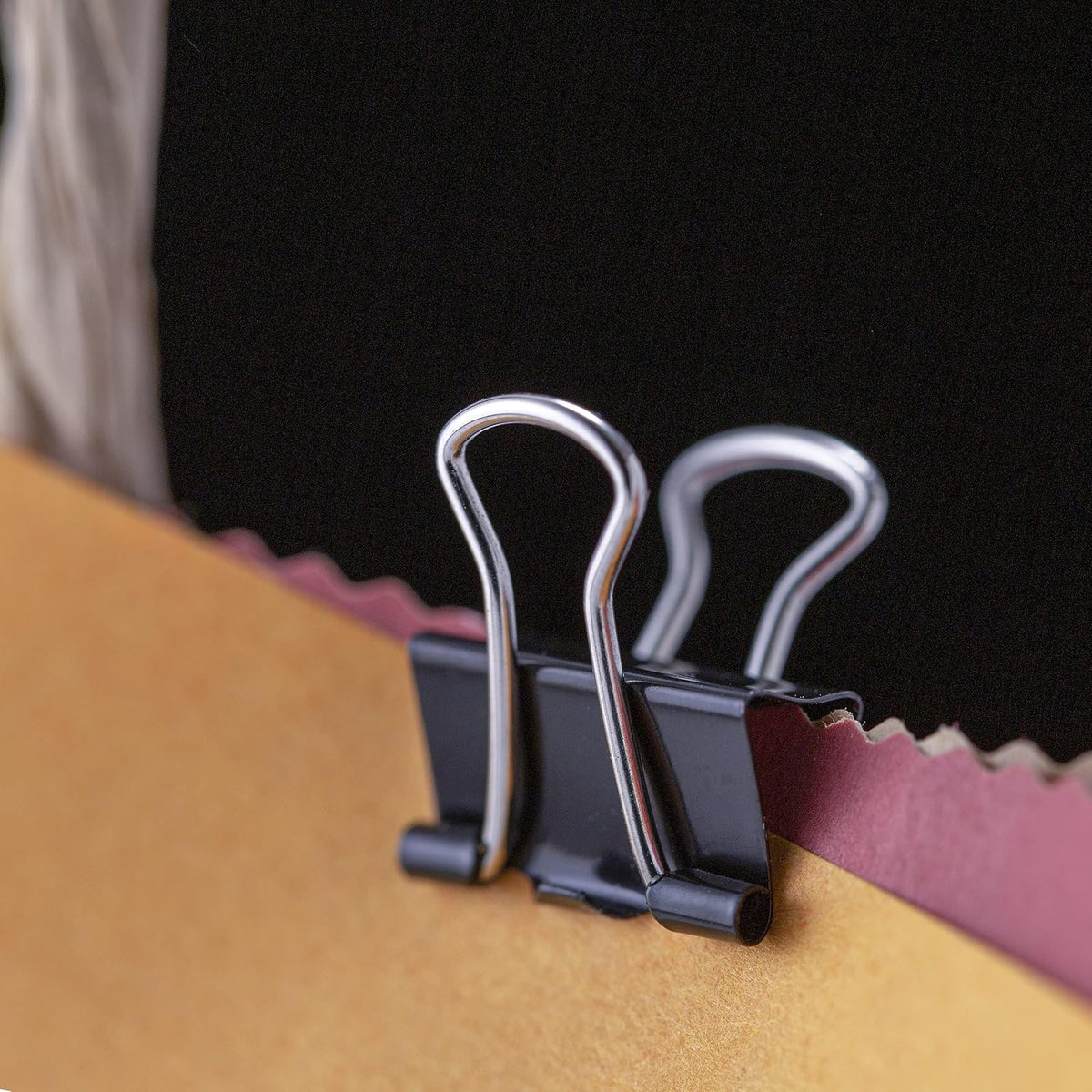 Officemate 99010 Mini clips para carpeta (negro, 12 unidades (paquete de 12)