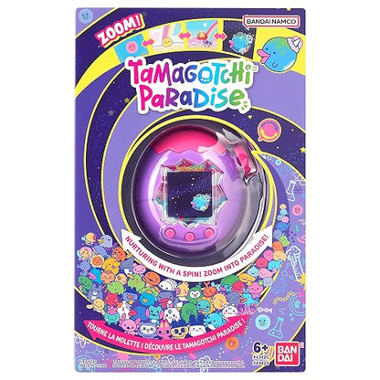 TAMAGOTCHI - Mascota Virtual Paradise, Pantalla a Color, 50,000 Personajes | Pantalla a color, rueda de zoom ergonómica, +50,000 personajes, minijuegos, función niñera virtual, conectividad con amigos